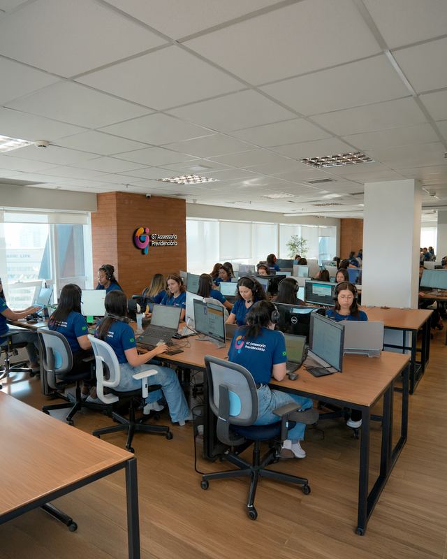 Equipe G7 Previdenciária no escritório